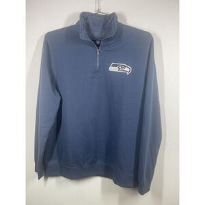 NFL x Darius Rucker Seattle Seahawks 1/4 Zip Fleece Pullover Size XL Embroidered